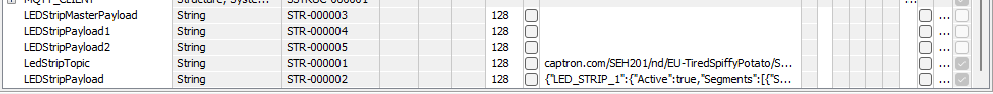 Master payload and state payload tags
